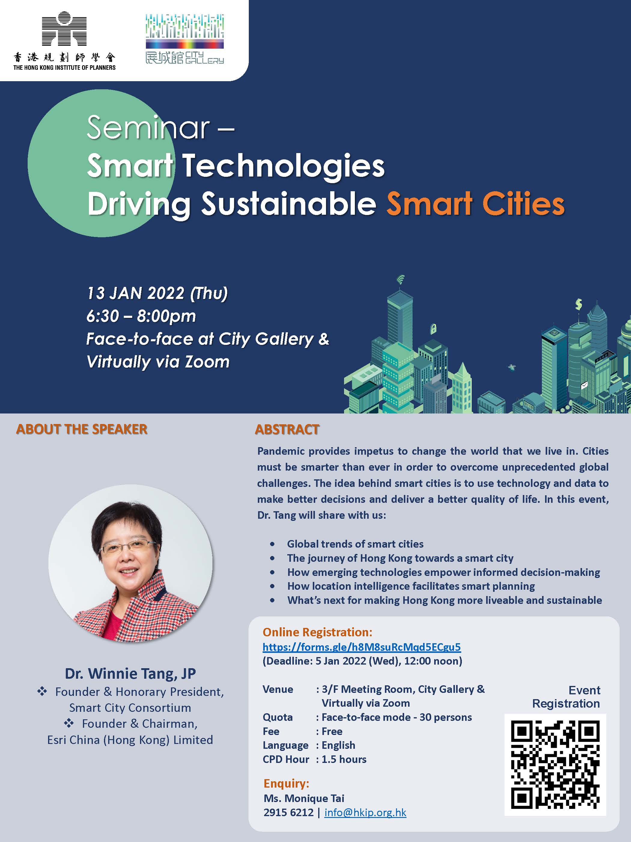 Seminar-Smart Technologies Driving Sustainable Smart Cities